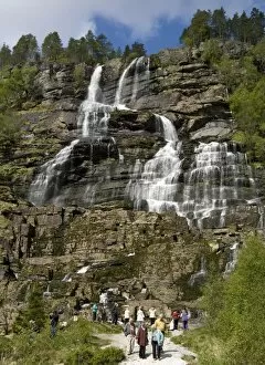 Images Dated 29th May 2010: Tvinnefoss waterfall, near Voss, western Norway, Norway, Scandinavia, Europe