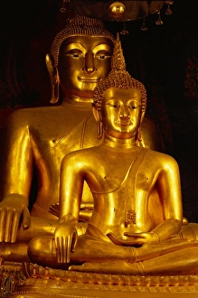 Twin Buddha images