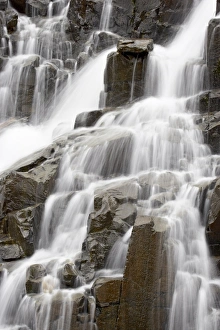 Images Dated 21st July 2007: Twin Falls detail, Yankee Boy Basin, Uncompahgre National Forest, Colorado
