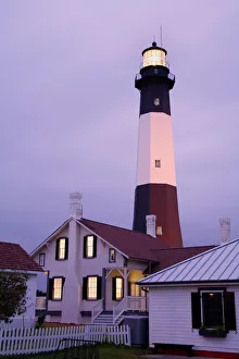 Light House Prints: Tybee Island Lighthouse, Savannah, Georgia, United States of America, North America