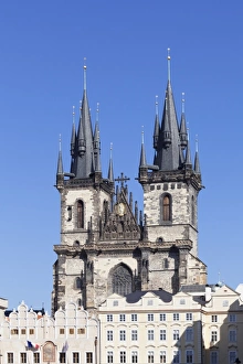 Old Town Square Prints: Tyn Cathedral (Church of Our Lady Before Tyn)