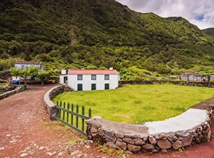 Azores Prints: Typical architecture, Sao Jorge Island, Azores, Portugal, Europe