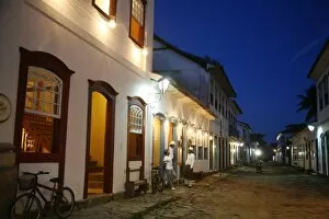 Images Dated 22nd February 2010: Typical colonial houses in the historic part of Parati, Rio de Janeiro State, Brazil, South America