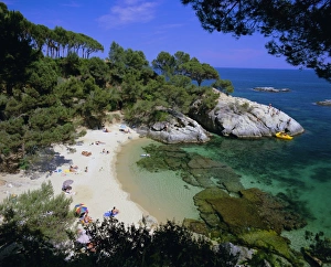 Costa Brava Prints: Typical Costa Brava scenery nears Agaro