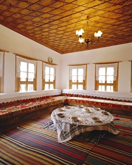 Seat Prints: Typical interior of an Ottoman house