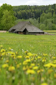 Images Dated 17th January 2000: Typical Latvian farmstead