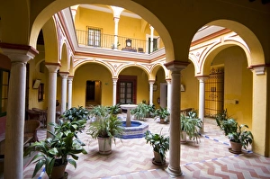 Typical riad style house now converted into Hotel Las
