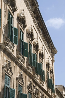 Images Dated 4th June 2008: Typical street, Valletta, Malta, Europe