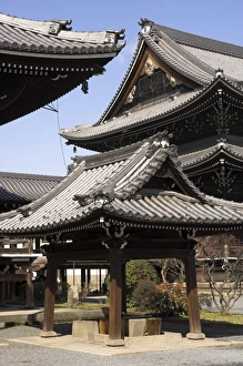 Shinto Prints: Typical temple roofs