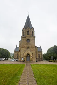 Footpath Prints: Tyrstrup Church, Moravian church settlement, UNESCO World Heritage Site, Christiansfeld