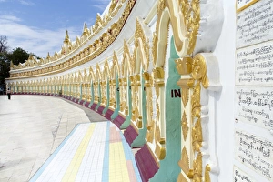 Sagaing Prints: U Min Thonze Cave temple on Sagaing hill, Sagaing, Myanmar (Burma), Southeast Asia
