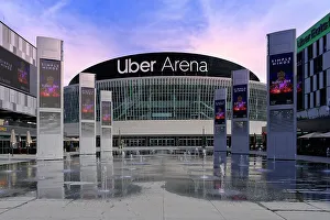 Modern Design Prints: Uber Arena, Friedrichshain, Berlin, Germany, Europe