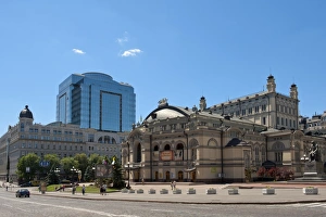 Kiev Prints: Ukraine National Opera House, Kiev, Ukraine, Europe