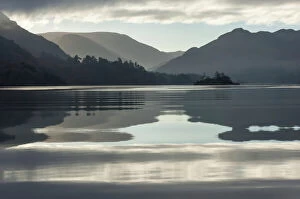 Cumbria Collection: Ullswater, Little Island in November, Lake District National Park, Cumbria, England