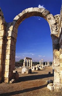 8th Century Prints: Umayyad Ruins, Anjar, Lebanon