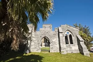 Images Dated 4th April 2011: The unfinished church in St. Georges, Bermuda, Central America
