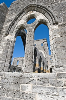 Bermuda Prints: The unfinished church in St. Georges, Bermuda, Central America