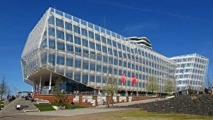 Hamburg Prints: Unilever House, HafenCity, Hamburg, Germany, Europe