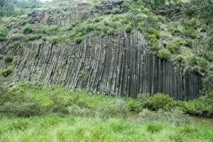 Unique rock formation in the Organ Pipes National Park, Victoria, Australia, Pacific