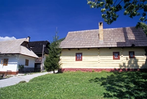 Slovak Republic Prints: Unique village architecture