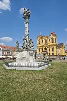Unirii square, Temeswar (Timisoara), Romania, Europe