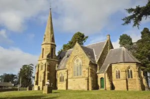 Australasian Prints: Uniting Church, Ross, Tasmania, Australia, Pacific