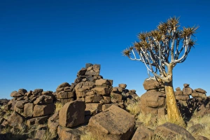 Outcrop Prints: Unusual rock formations, Giants Playground, Keetmanshoop, Namibia, Africa