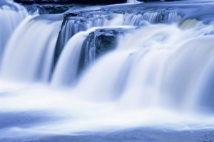 Wensleydale Prints: Upper Falls, Aysgarth, Wensleydale, Yorkshire, England, United Kingdom, Europe