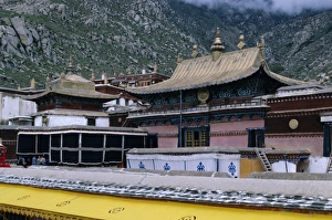 Equipment Prints: Upper halls at Drepung monastery, Lhasa, Tibet, China, Asia