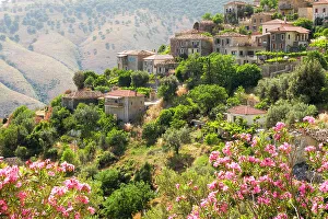Albania Prints: Upper (Old) Qeparo, Ionian Coast, Albania, Europe
