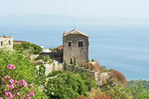 Albania Prints: Upper (Old) Qeparo, Ionian Coast, Albania, Europe
