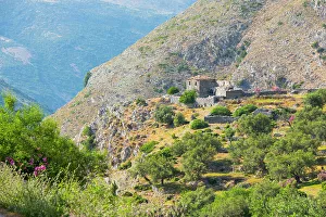 Albania Prints: Upper (Old) Qeparo, Ionian Coast, Albania, Europe