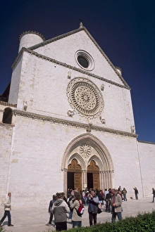 Assisi Prints: Upper Part, Basilica of St