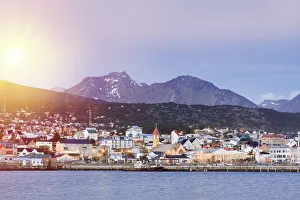 Ushuaia city on Tierra del Fuego island, Argentina, South America
