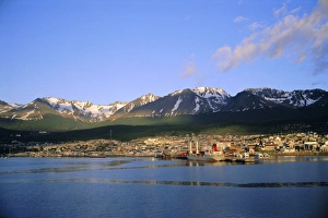 Ushuaia, the southernmost town in the Argentine, Argentina, South America