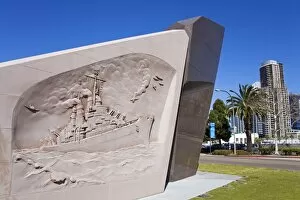 USS San Diego Memorial, Tuna Harbor, San Diego, California, United States of America