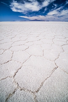 Fissure Prints: Uyuni Salt Flats patterns landscape (Salar de Uyuni), Uyuni, Bolivia, South America