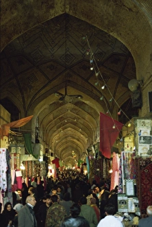 Souks Prints: Vakil Bazaar, built by Karim Khan in the 18th century, Shiraz, Iran, Middle East