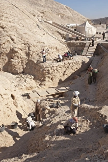 Images Dated 8th February 2009: Valley of the Kings, Thebes, UNESCO World Heritage Site, Egypt, North Africa, Africa