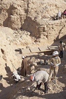 Images Dated 8th February 2009: Valley of the Kings, Thebes, UNESCO World Heritage Site, Egypt, North Africa, Africa