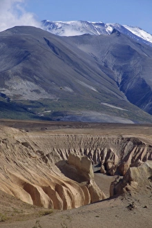 Katmai Prints: Valley of Ten Thousand Smokes with ignimbrite of 1912 eruption