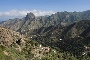 Images Dated 2nd January 2009: The valley of Vallehermoso, La Gomera, Canary Islands, Spain, Europe