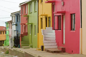 Vibrant Colour Prints: Valparaiso, Chile, South America