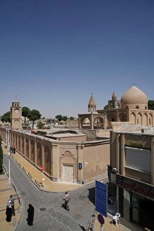 Typically Iranian Prints: Vank (Armenian) Cathedral precinct, Isfahan, Iran, Middle East