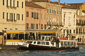 Venice Prints: Vaporetto stop on Zattere Quais Dorsoduro, Venice, UNESCO World Heritage Site