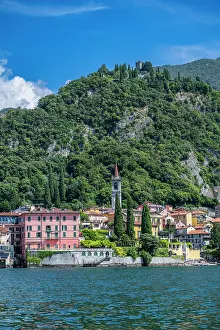 Attractions Prints: Varenna, a small town by Lake Como