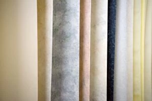 Images Dated 26th April 2009: Variety of tones and textures of traditional Japanese hand-made washi paper, Japan, Asia
