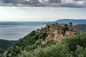 Overgrown Prints: Vathia, abandoned village in the mountains of Mani Peninsula, Peloponnese, Greece