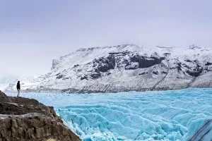 Contemplation Gallery: Vatnajokull glacier near Skalafsll, Iceland, Polar Regions
