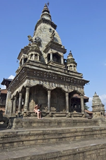 Bhaktapur Prints: Vatsala Durga Temple, Durbar Square, Bhaktapur, UNESCO World Heritage site